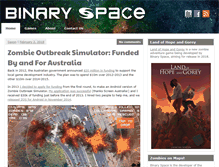 Tablet Screenshot of binaryspacegames.com